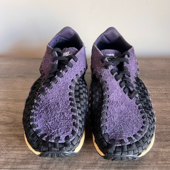 NIKE NEW Women's Air Footscape Woven Dark Raisin Black Shoe Size 7 #295 - Picture 2 of 7